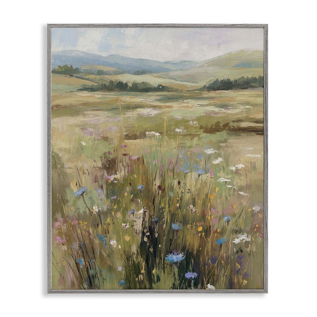 Stupell Industries Breezy Pastures Impression Framed Giclee, design by Svetlana Aleynikova